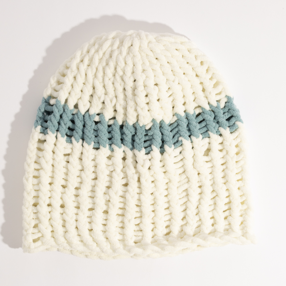 LAMPSHADE SKULLY（OFF WHITE/SHALE BLUE）